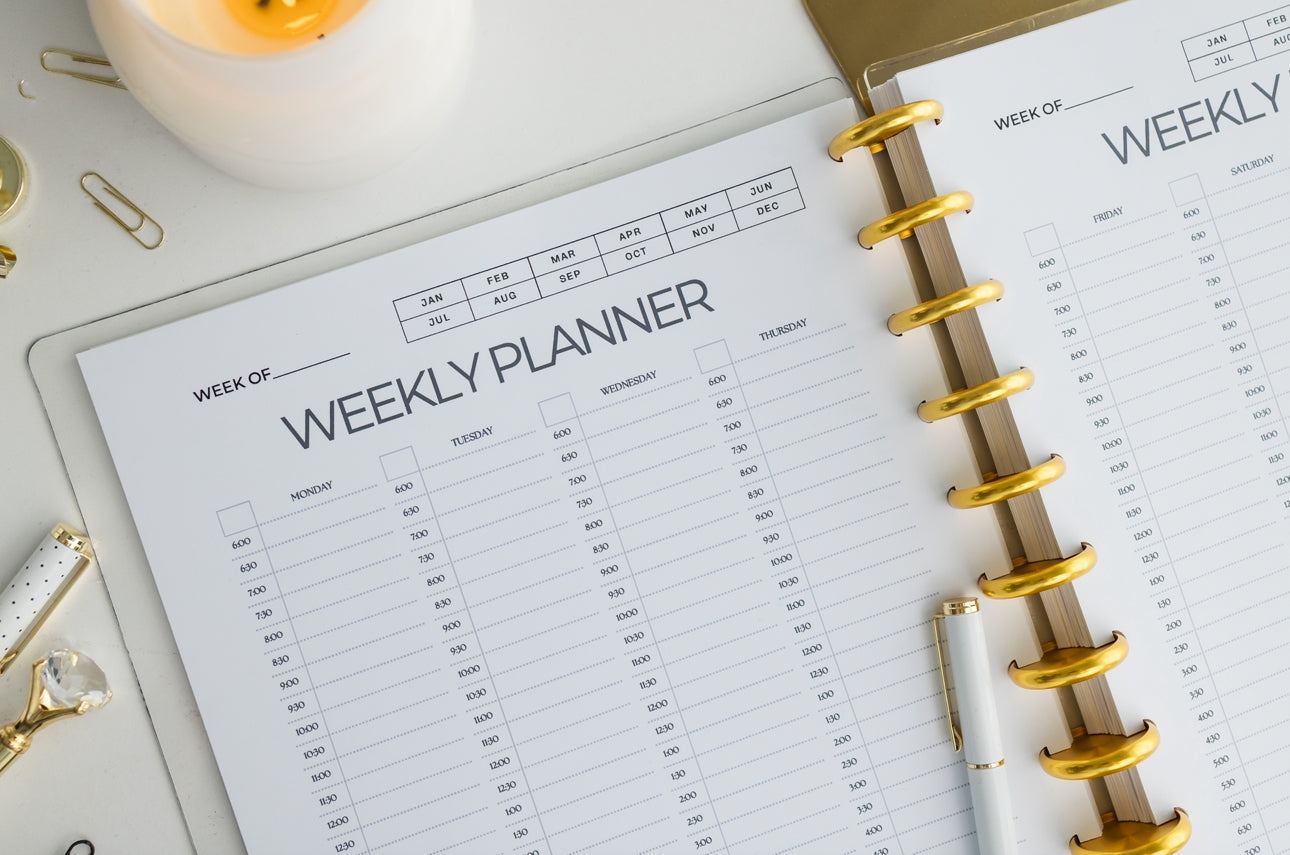 Reign Undated 12 month productivity planner