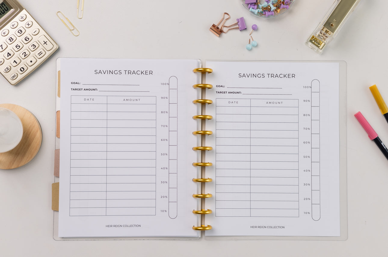 Reign Financial Planner – Luxury Refillable Budgeting & Debt-Payoff System