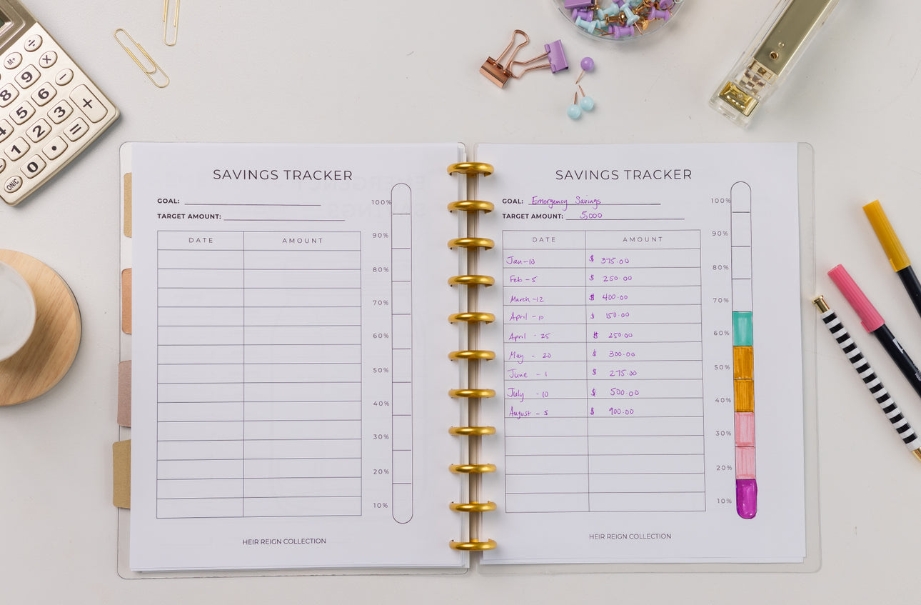 Reign Financial Planner – Luxury Refillable Budgeting & Debt-Payoff System