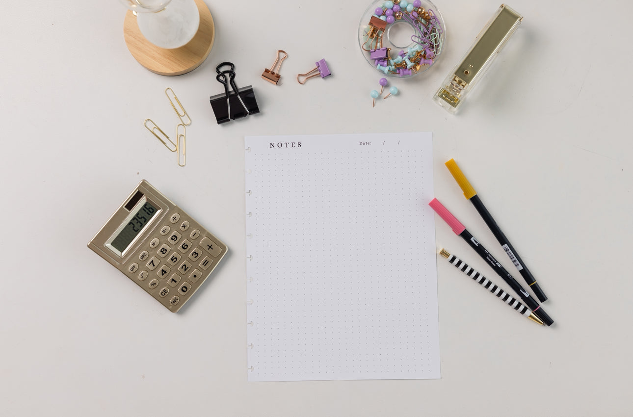 Planner Refill Paper – Lined, Dotted & Graph Sheets | Custom Disc-Bound Inserts