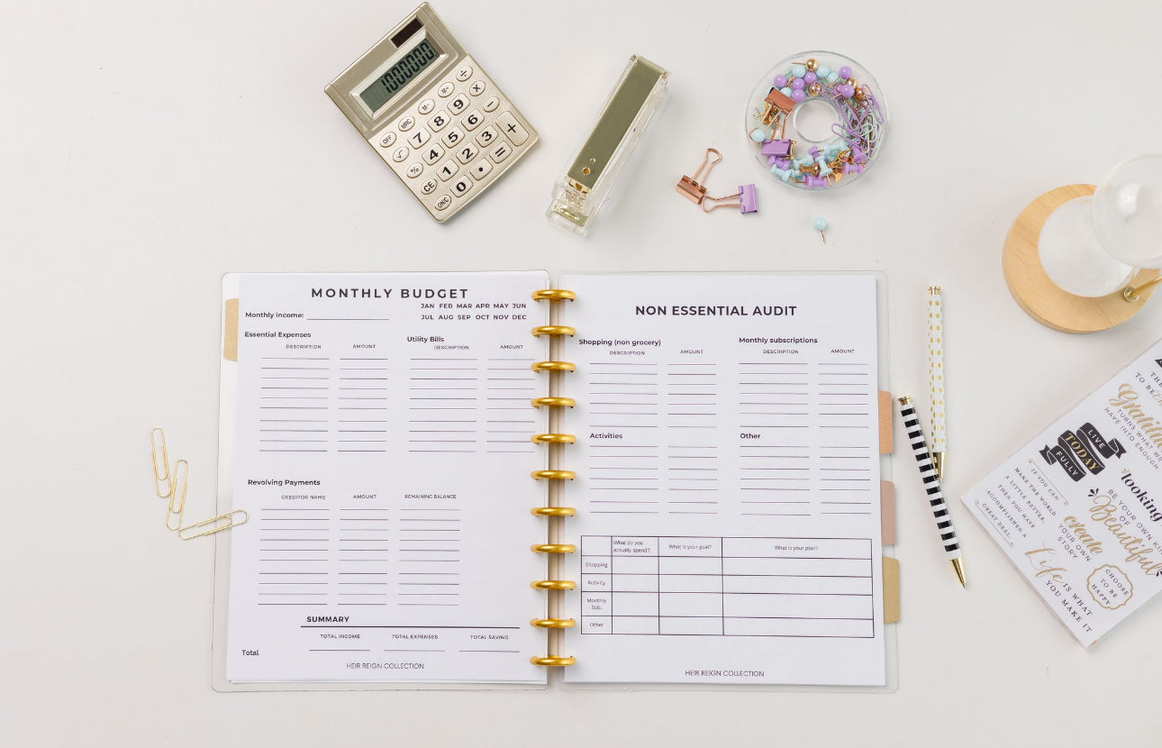 Financial Planner refillable bundle