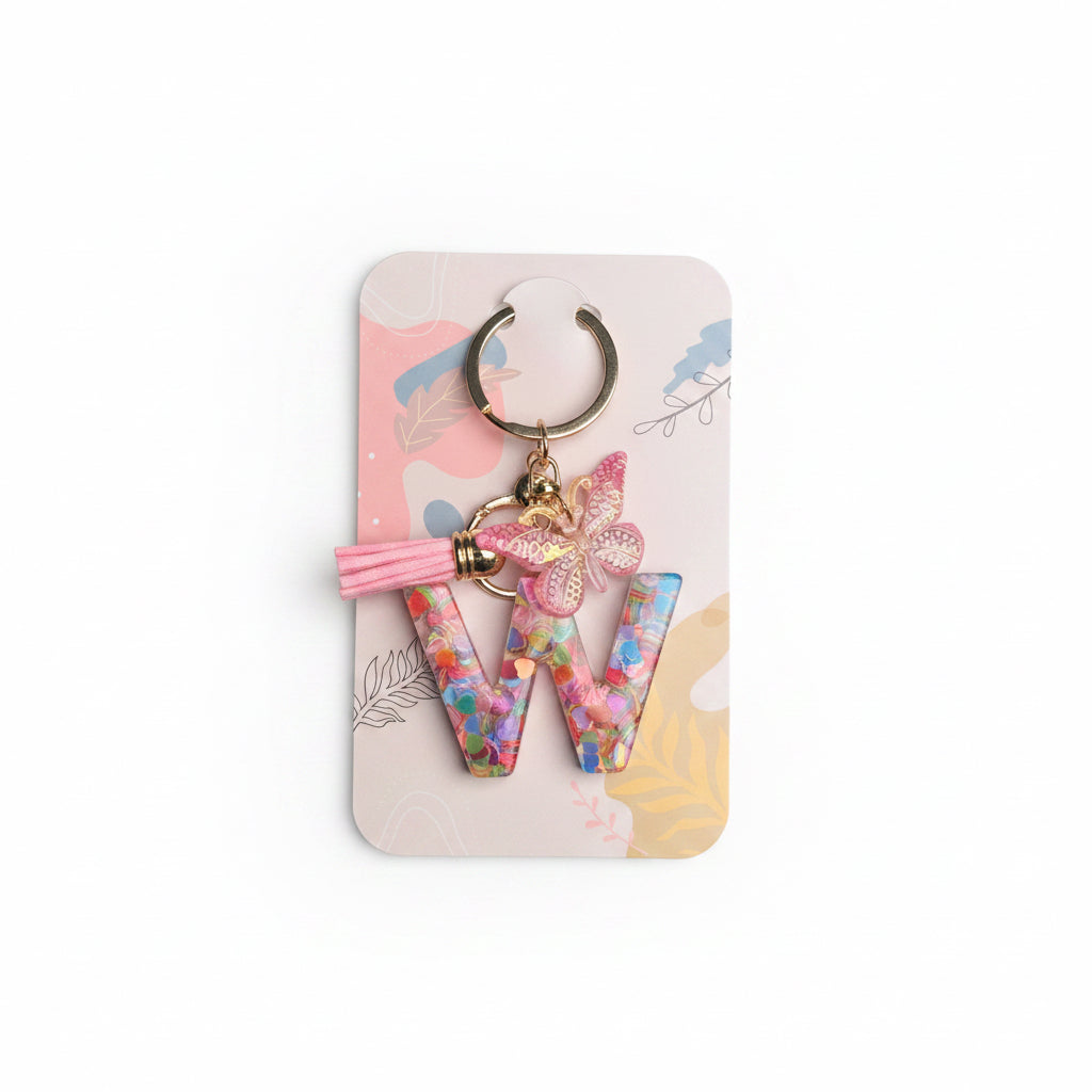 Tote Charm Letter Monogram