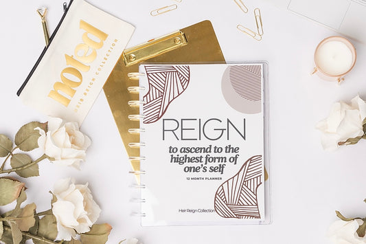 Reign Undated 12 month productivity planner