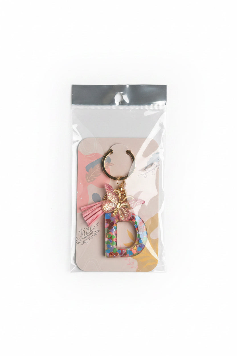 Tote Charm Letter Monogram