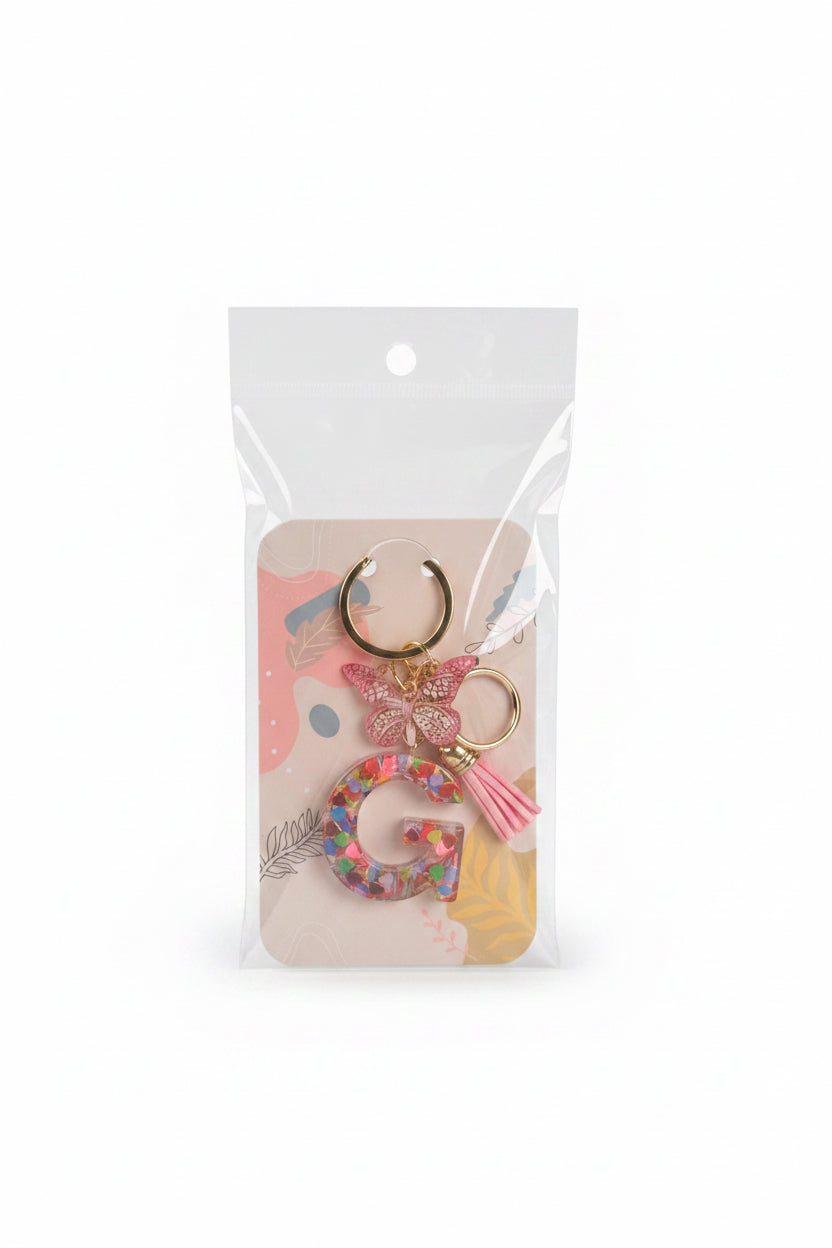 Tote Charm Letter Monogram