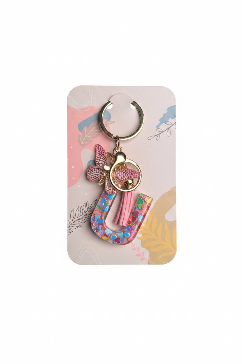 Tote Charm Letter Monogram