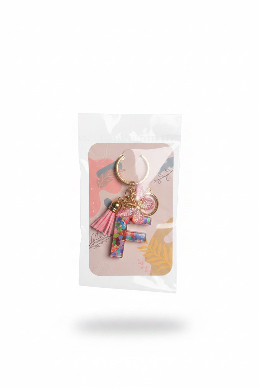 Tote Charm Letter Monogram