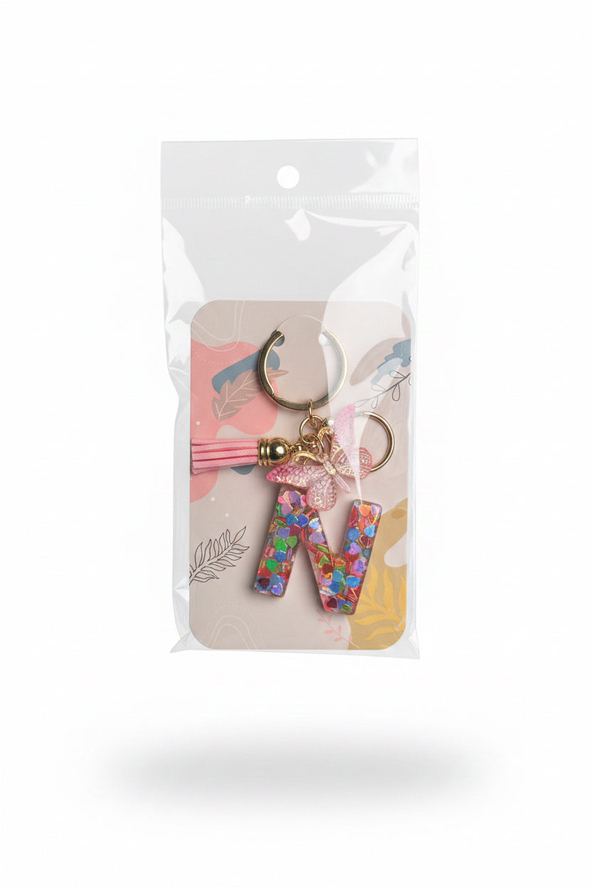 Tote Charm Letter Monogram