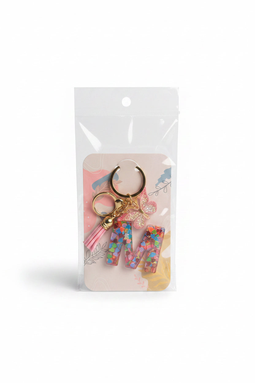 Tote Charm Letter Monogram