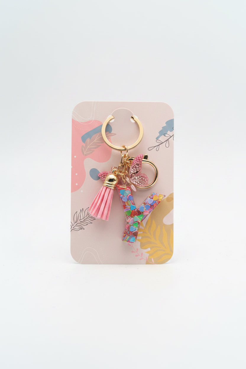 Tote Charm Letter Monogram