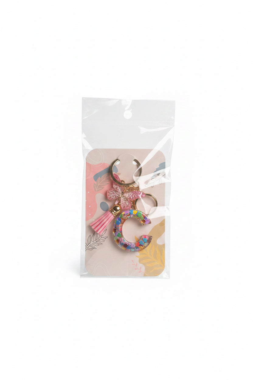 Tote Charm Letter Monogram
