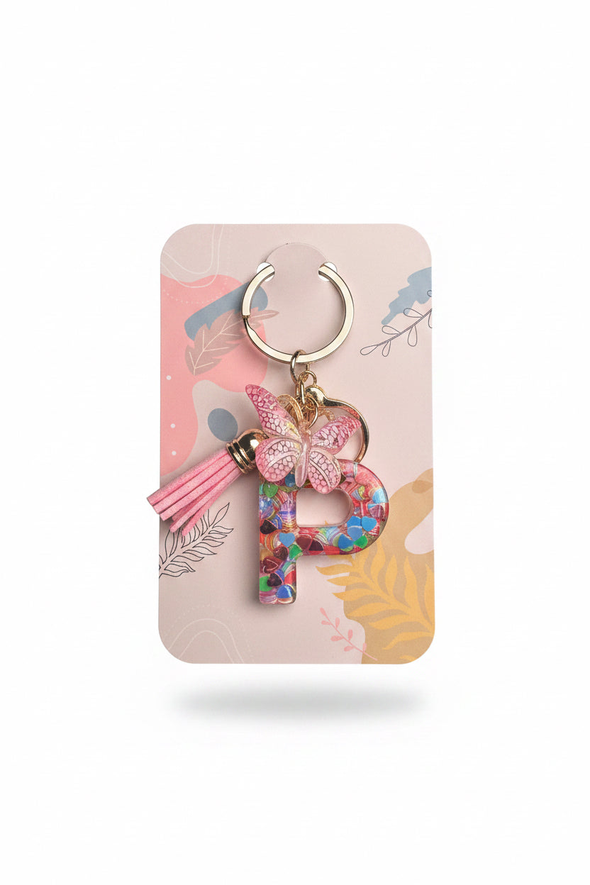 Tote Charm Letter Monogram