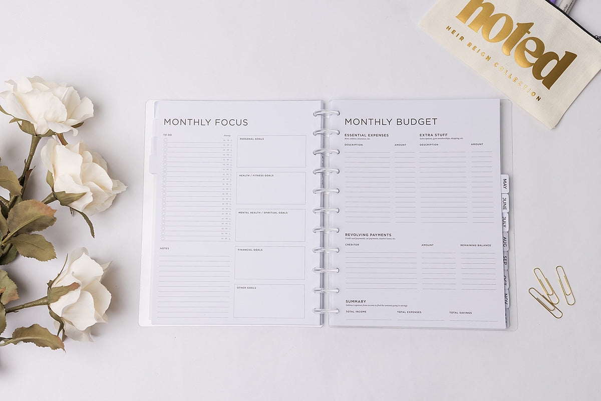 Paris 12 Month Undated planner