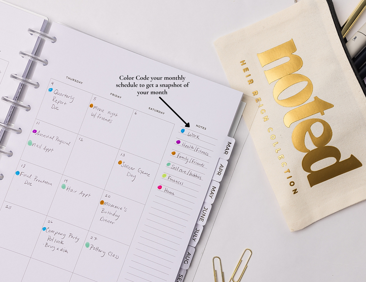 Vienna 12 Month Undated planner
