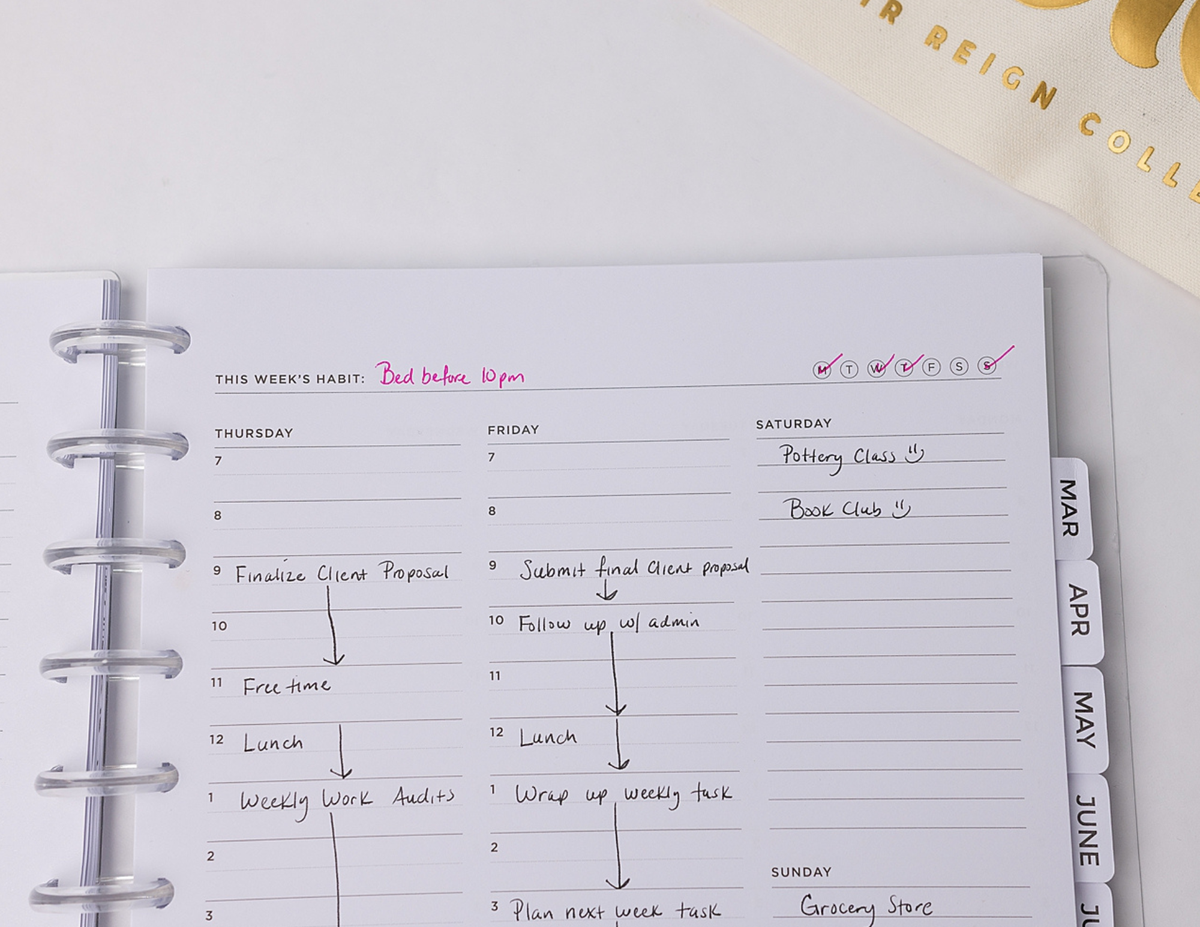 Vienna 12 Month Undated planner