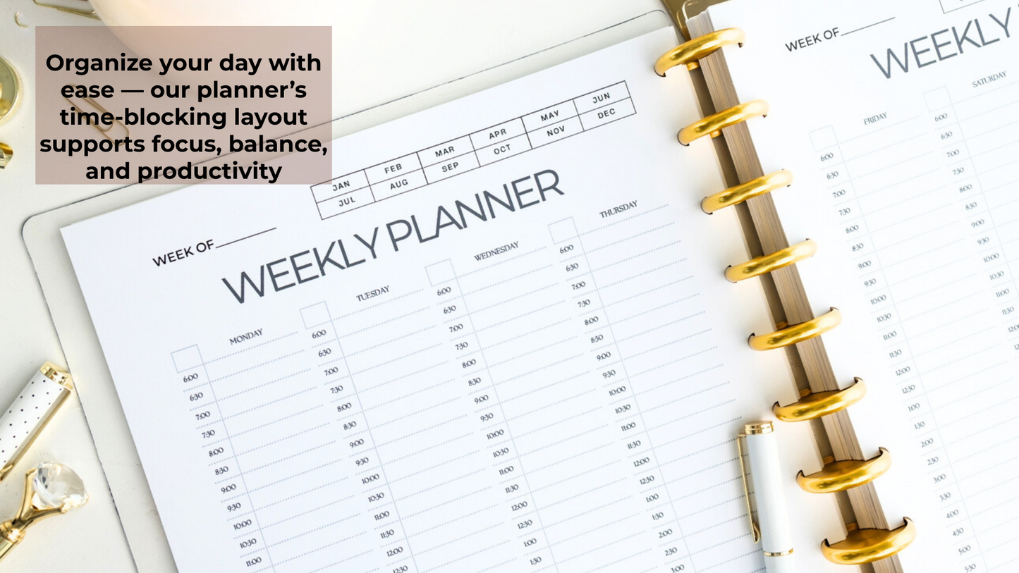 Reign Undated 12 month productivity planner