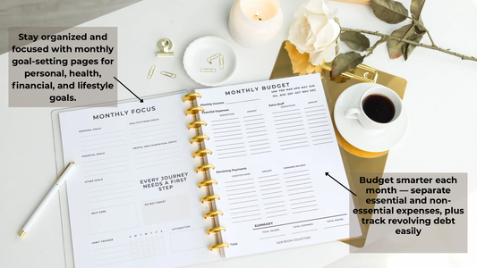 Reign Undated 12 month productivity planner