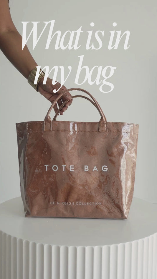 Reign Chocolate Luxury Tote bag